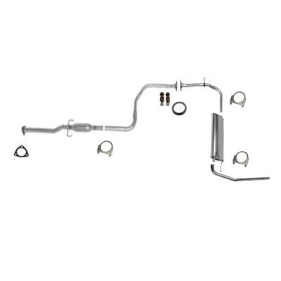 90 91 Honda Civic LX Sedan Man Trans Exhaust System Muffler Resonator Pipe New Cat-Back Systems Reliable exh11023p4t9aaa4600