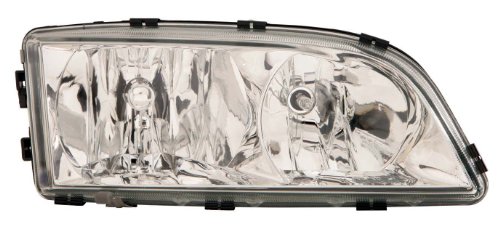 Depo 373-1124R-AS Volvo C70 Passenger Side Composite Headlamp Assembly with Bulb and Socket Headlight Assemblies Depo 373-1124R-AS