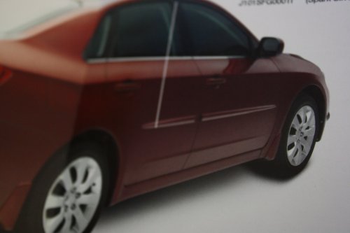 SUBARU 2012 IMPREZA BODY SIDE MOULDINGS ANY FACTORY COLOR Side Subaru J101SFJ000WU