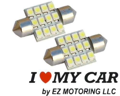 Interior & Convenience Bulbs EZ Motoring 31MM_12SMD_SM_W