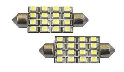 Interior & Convenience Bulbs EZ Motoring 42MM_16SMD_W