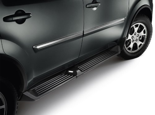 2009-2014 Honda Pilot OEM Black Running Boards with lights Running Boards