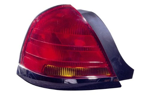 TYC Ford Crown Victoria Driver & Passenger Side Replacement Tail Lights Tail Lights TYC LT-FOCV01WSE-TYC-P2