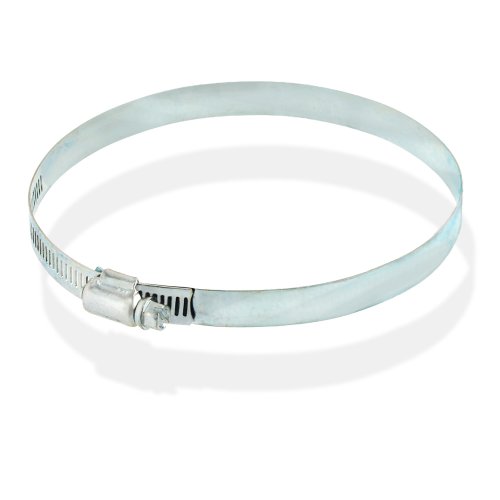 Heavy-Duty X-Large 5-1/2 140mm Hose Clamp - Galvanized Steel - 5/16 Hex-head Screw Clamps & Sleeving Fieldsheer 525