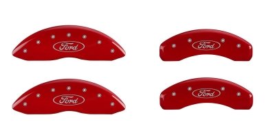 Calipers Without Pads MGP Caliper Covers 10040-S-FRD-RD