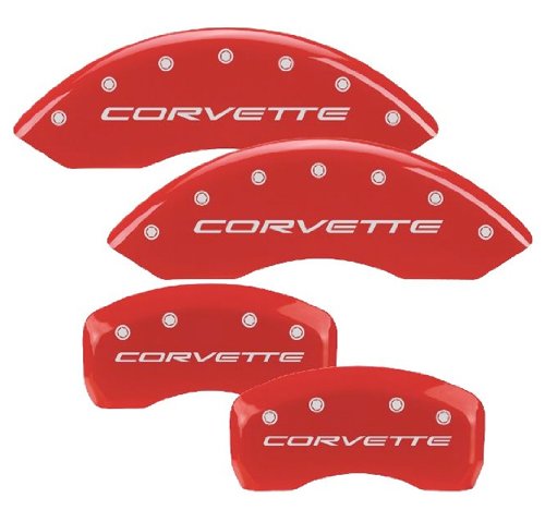 Custom Fit MGP Caliper Covers 13007-S-CVT-RD