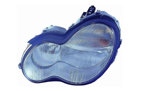 Mercedes Benz C-Class Driver Side Replacement Headlight Headlight Bulbs Top Deal LH-MBCC014HAL-DPO-L-A
