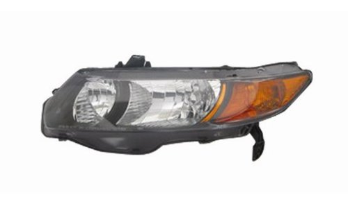 Honda Civic Driver Side Replacement Headlight Headlight Assemblies Top Deal LH-HOCI062-DPO-L-A