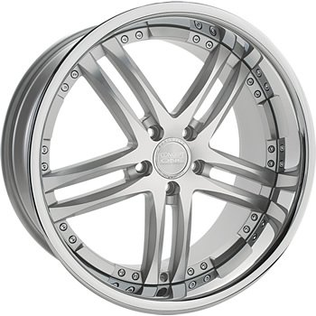 Concept One 743 RS-55 Silver Machined Wheel with Painted Finish (20x8.5/5x112mm) Car Concept One C743 2085 20 5P CSF
