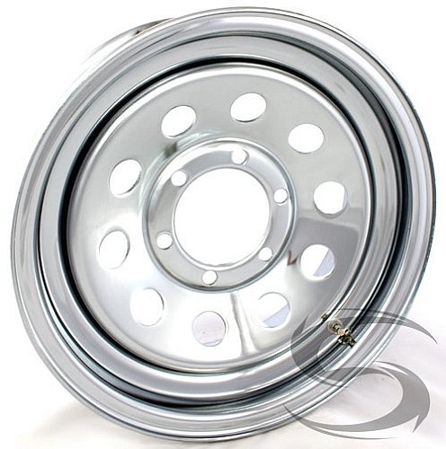 16 x 6 Chrome Modular Steel Trailer Wheel 6x5.50, 3760 lb Max Load Trailer GBC Motorsports ST-GBWS1606MC