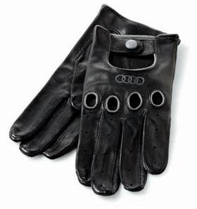 Genuine Audi Leather TouchTec Driving Gloves - Size 9 Gloves Audi AHP707