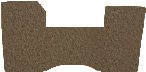 Chevrolet C2500 Carpeted Floor Mats 1 Pc Front - Standard Cab - Automatic - Fits 2wd only. If your vehicle is 4wd please go back and select the K2500 model - Dark Taupe (1988 88 1989 89 1990 90 1991 91 1992 92 1993 93 1994 94 1995 95 1996 96 1997 97 1998 98 1999 99 2000 00 ) AMSNAZN9749FAJ3 Custom Fit Auto Mat Store VT4|3175010|47609|974_4