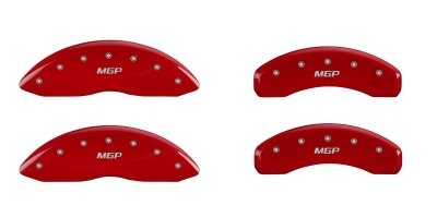 Calipers Without Pads MGP Caliper Covers 14033-S-MGP-RD