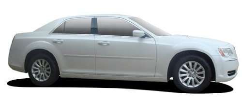 Painted Body Side Moldings for 2011-2012 Chrysler 300 (Mineral Gray Metallic Clearcoat DM/CDM) Side FE-300-11-DM/CDM