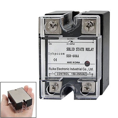 SSR60AA AC to AC 60A Temperature Control SSR Solid State Relay Stop & Turn Signal Amico a11062900ux0152