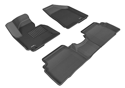 3D MAXpider Complete Set Custom Fit Floor Mat for Select Hyundai Tucson Models - Classic Carpet (Black) Custom Fit 3D MAXpider L1HY03302209