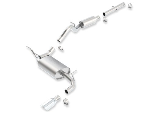 Borla 140462 Stainless Steel Cat-Back Exhaust System for Wrangler 3.6L AT/MT 4WD 2-Door Exhaust & Emissions Borla 140462