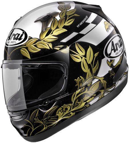 ARAI SIGNET Q LAUREL FULL FACE STREET HELMET BLACK/GOLD MD Helmets Arai 6.85311E+11