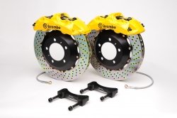 Brembo 1P1.8508A5 GT Big Brake Kit Front Drilled BMW Z4 09-12 Rotors Brembo 1P1.8508A5