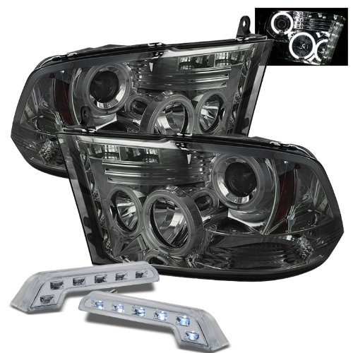 Headlight Assemblies Carpart4u CP4-PD-DR09-CCFL-SM+LBENZ-C