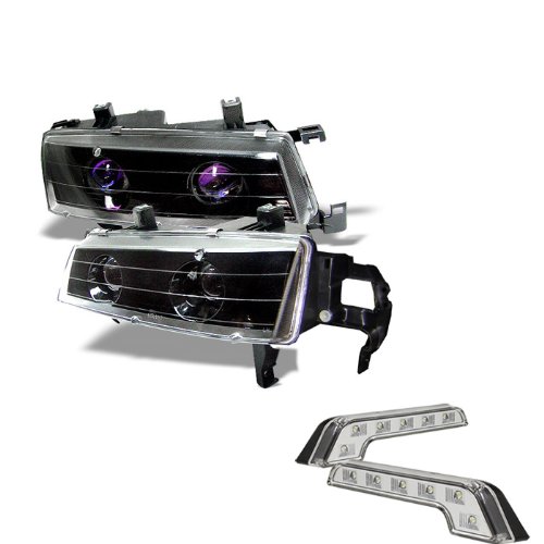Headlight Assemblies Carpart4u CP4-PD-HP92-BK+LBENZ-C