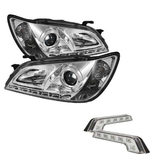 Headlight Assemblies Carpart4u CP4-PD-LIS01-HID-DRL-C+LBENZ-C