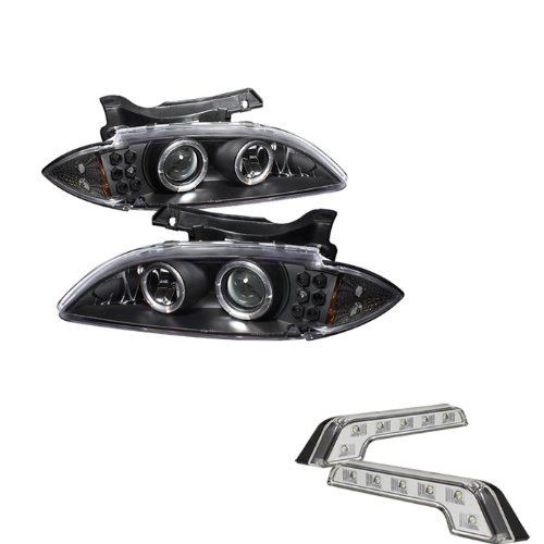 Headlight Assemblies Carpart4u CP4-PD-CCAV95-BK+LBENZ-C