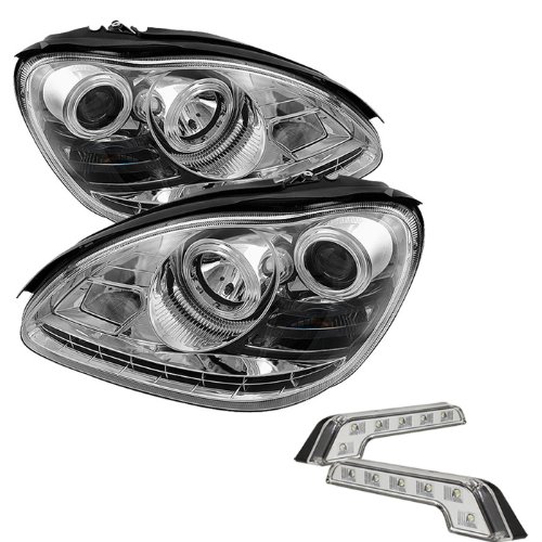 Headlight Assemblies Carpart4u CP4-PD-MBW220-HID-DRL-C+LBENZ-C