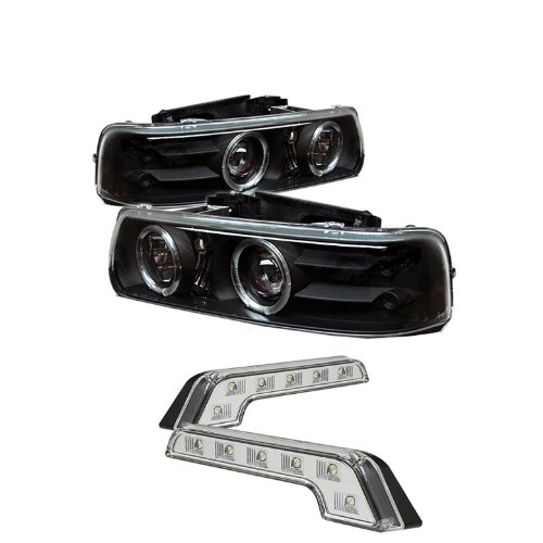 Headlight Assemblies Carpart4u CP4-PD-CS99-HL-BK+LBENZ-C