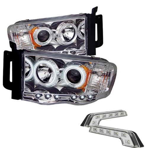 Headlight Assemblies Carpart4u CP4-PD-DR02-CCFL-C+LBENZ-C