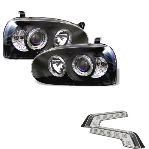 Headlight Assemblies Carpart4u CP4-PD-VG92-BK+LBENZ-C