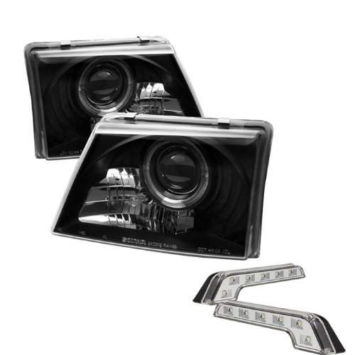 Headlight Assemblies Carpart4u CP4-PD-FR98-BK+LBENZ-C