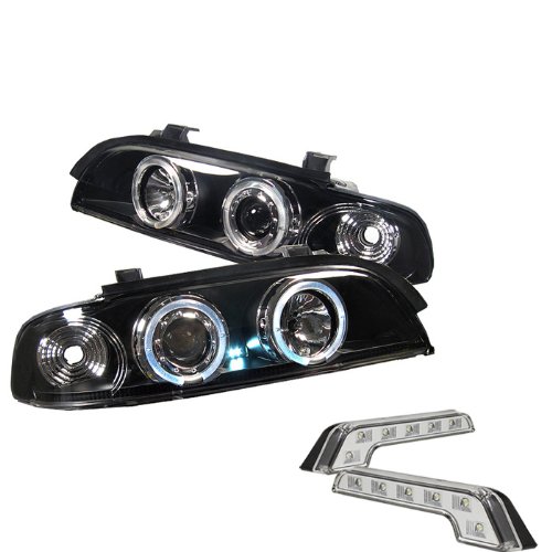 Headlight Assemblies Carpart4u CP4-PD-BMWE39-BK+LBENZ-C