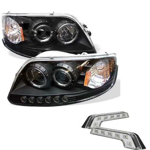 Headlight Assemblies Carpart4u CP4-PD-FF15097-1P-AM-BK+LBENZ-C