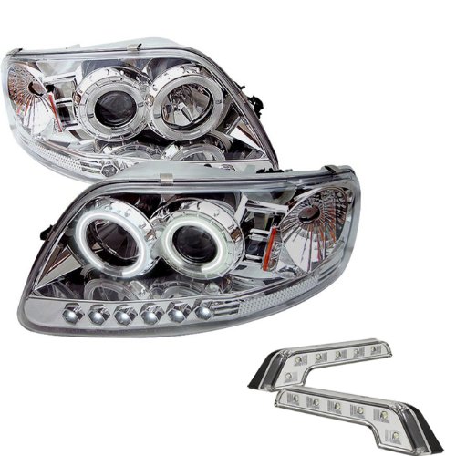 Headlight Assemblies Carpart4u CP4-PD-FF15097-1P-CCFL-C+LBENZ-C