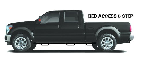 N-Fab C11105CC-6-TX Nerf Step Bar, Textured Black Body N-Fab C11105CC-6-TX