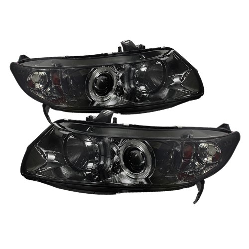 Headlight Assemblies Spyder Auto PRO-YD-HC06-2D-HL-SM