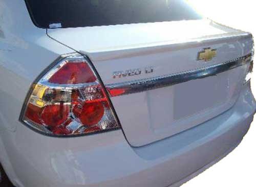 07-11 Chevrolet Aveo 4dr Lip Spoiler - Factory Style - Painted or Primed : WA402N Urban Gray Met Body Aerowerkz CFC-A492-WA402N