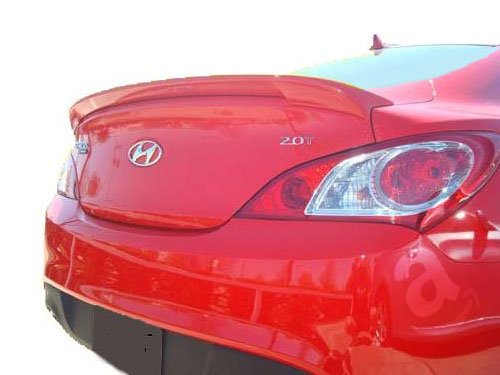 10-11 Hyundai Genesis 2dr Flush Mount Factory Style Spoiler - Painted or Primed : NEA Blue Diamond Body Aerowerkz CFC-A762-NEA