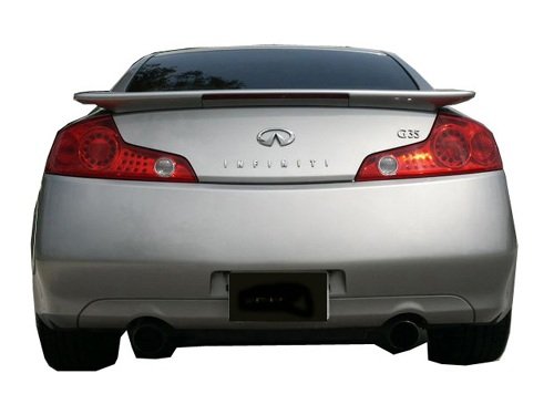 03-05 Infiniti G35 2dr Factory Style Spoiler W/ LED - Painted or Primed : AX6 REDLINE Body Aerowerkz CFC-A431-AX6