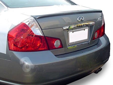 06-07 Infiniti M35/45 Lip Spoiler - Factory Style - Painted or Primed : KH3 Black Obsidian Body Aerowerkz CFC-A652-KH3