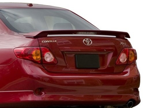 09-10 Toyota Corolla Factory Style Spoiler - Painted or Primed : 3R3 BARCELONA RED MICA Body Aerowerkz CFC-A881-3R3