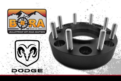 Dodge 8x6.5 1.25 Wheel Spacers Spacers BORA (Bulletproof Off-Road Adapters) Dodge1.258x6.5