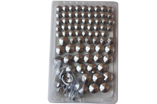 1996-2006 Harley Twin Cam Road King Flh Chrome Toppers Bolt Caps Steering System alphamoto RMI-ZZ010-CHROME