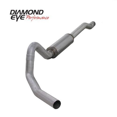 '03-'07 Ford Excursion, 4 Aluminized Cat Back Single Exhaust Cat-Back Systems Diamond Eye Performance K4354A