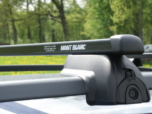 Mont Blanc Gripper Roof Rack Crossbars Set With Square Bars And Locks For Jeep Grand Cherokee Cargo Racks Montblanc MB3762-B