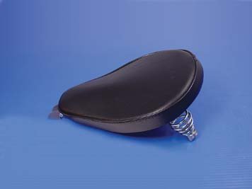 Black Vinyl Solo Seat with Mount Kit Includes Mini Bracket and 3 Coil Spring Complete Seats V-Twin FCVTWIN47-0785