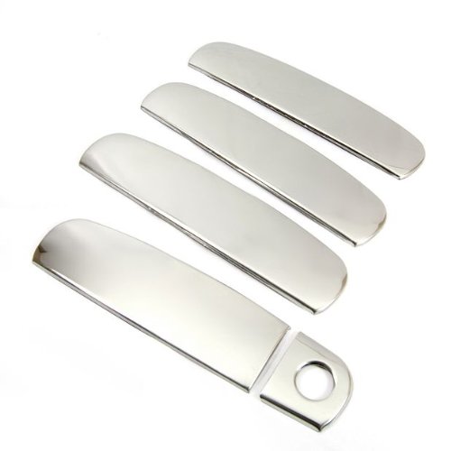 Mirror Chrome Side Door Handle Covers Trims for Audi 97-03 A3 S3 Quattro 01-02 RS4 Avant 03-04 RS6 99-02 A4 S4 Avant Quattro 99-02 A4 S4 B5 Post Facelifted 01-03 Allroad Quattro 98-03 A6 Avant 98-03 A6 S6 Quattro Body phgiveu CH010020B