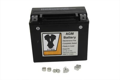 V-Twin AGM 12 Volt 310 Cold Cranking Amps Sealed Maintenance Free Battery 1997-UP Harley Batteries V-Twin FCVTWIN53-0546