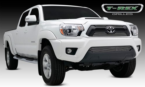 T-Rex Grilles 21938 Horizontal Aluminum Polished Finish Billet Grille Overlay for Toyota Tacoma Grilles T-Rex Grilles 21938